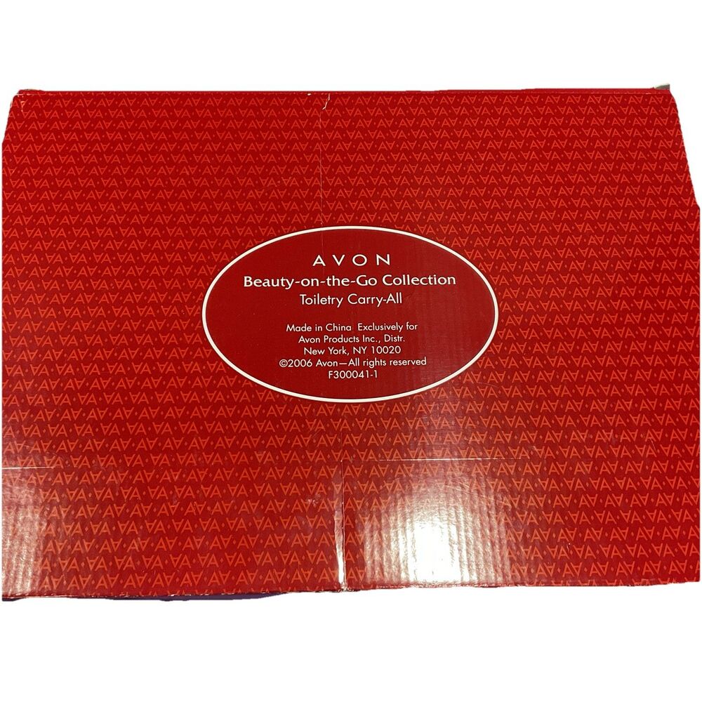 Vintage 2006 Avon Beauty on the Go Collection Toiletry Carry- All New w/ Box